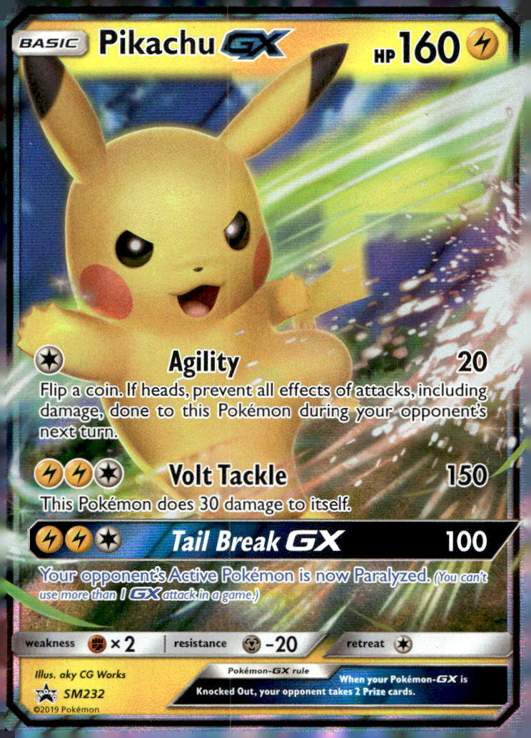 Pikachu GX SMP SM232 LP