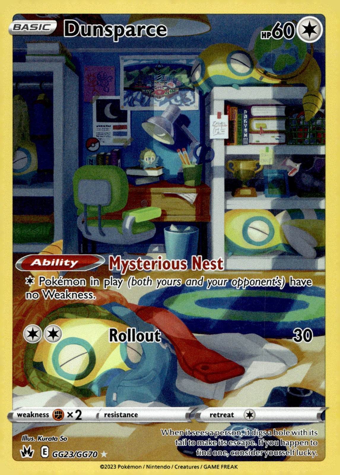 Dunsparce CRZ:GG GG23/GG70 NM