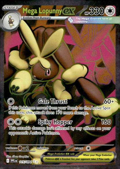 Mega Lopunny ex PFL 115/094 NM