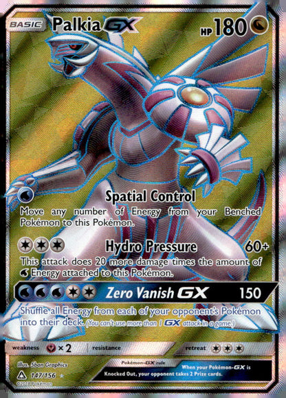 Palkia GX (Full Art) SM05 147/156 NM