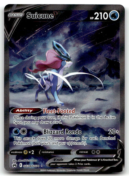 Suicune V CRZ:GG GG38/GG70 NM