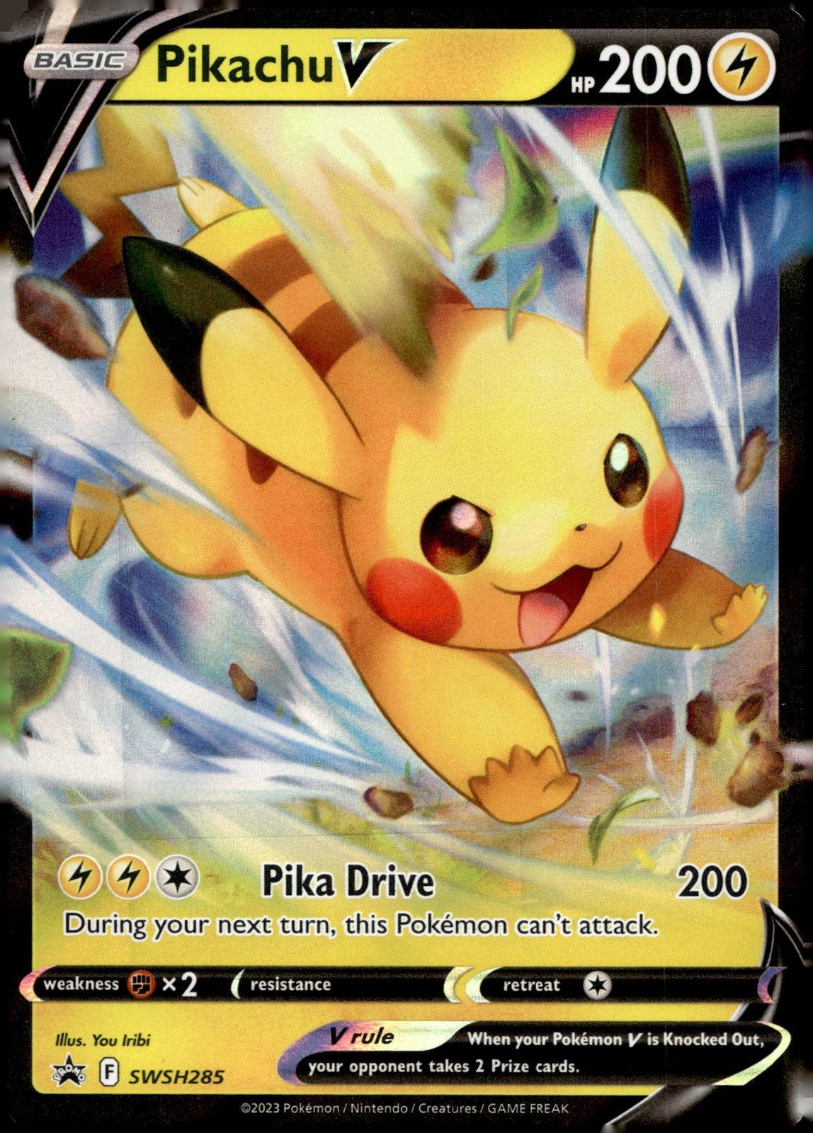 Pikachu V SWSD SWSH285 NM