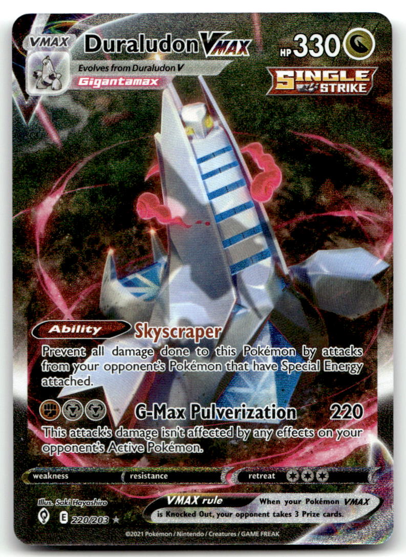 Duraludon VMAX (Alternate Art Secret) SWSH07 220/203 NM