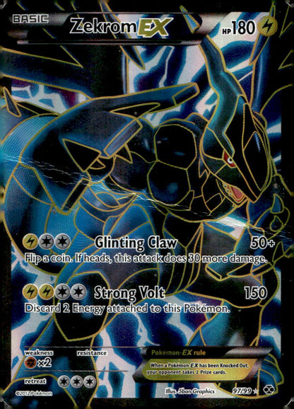 Zekrom EX (97 Full Art) NXD 97/99 DMG