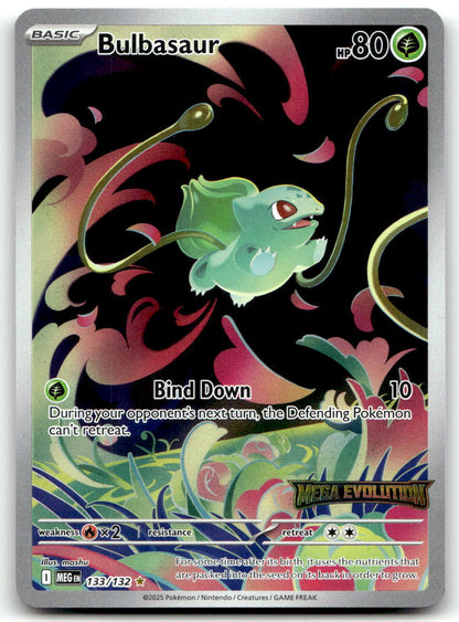 Bulbasaur - (Mega Evolution Stamped) MCAP 133/132 NM