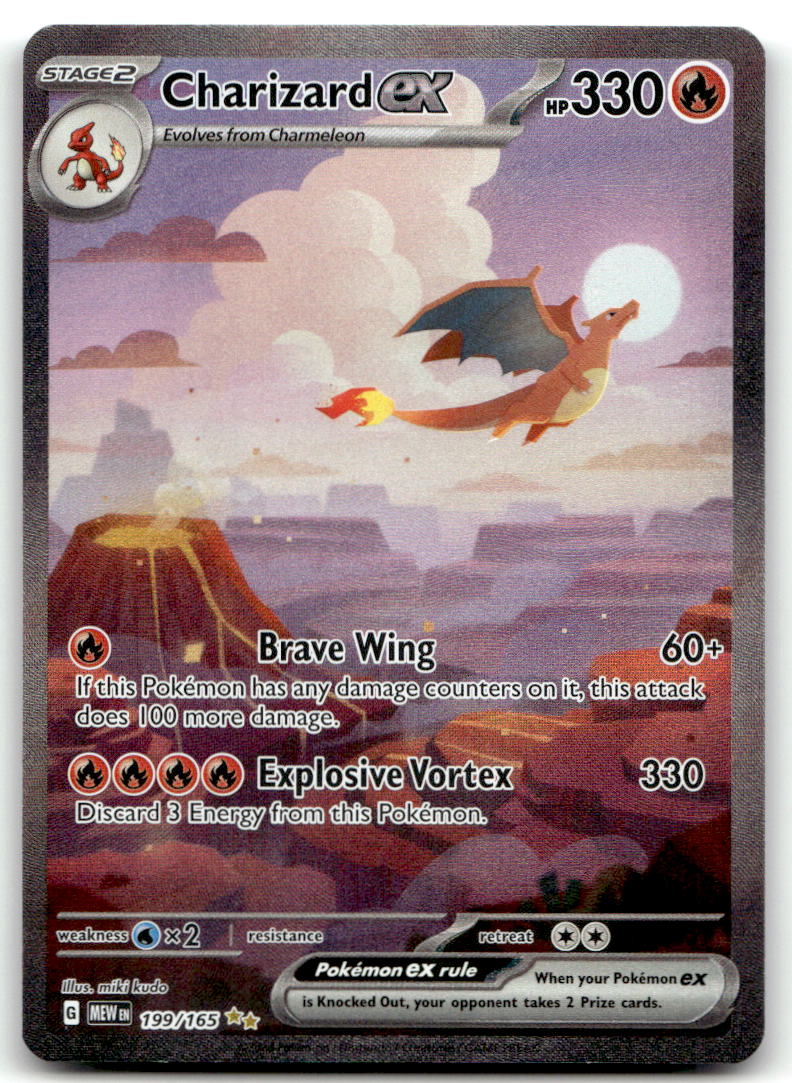 Charizard ex MEW 199/165 MP
