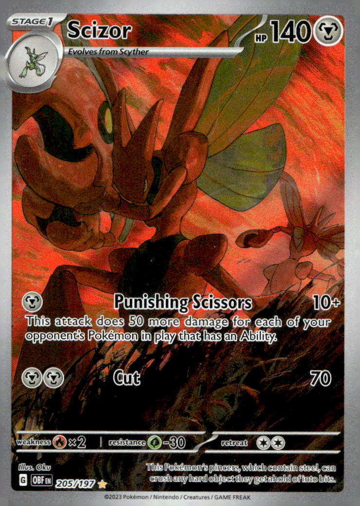 Scizor OBF 205/197 MP