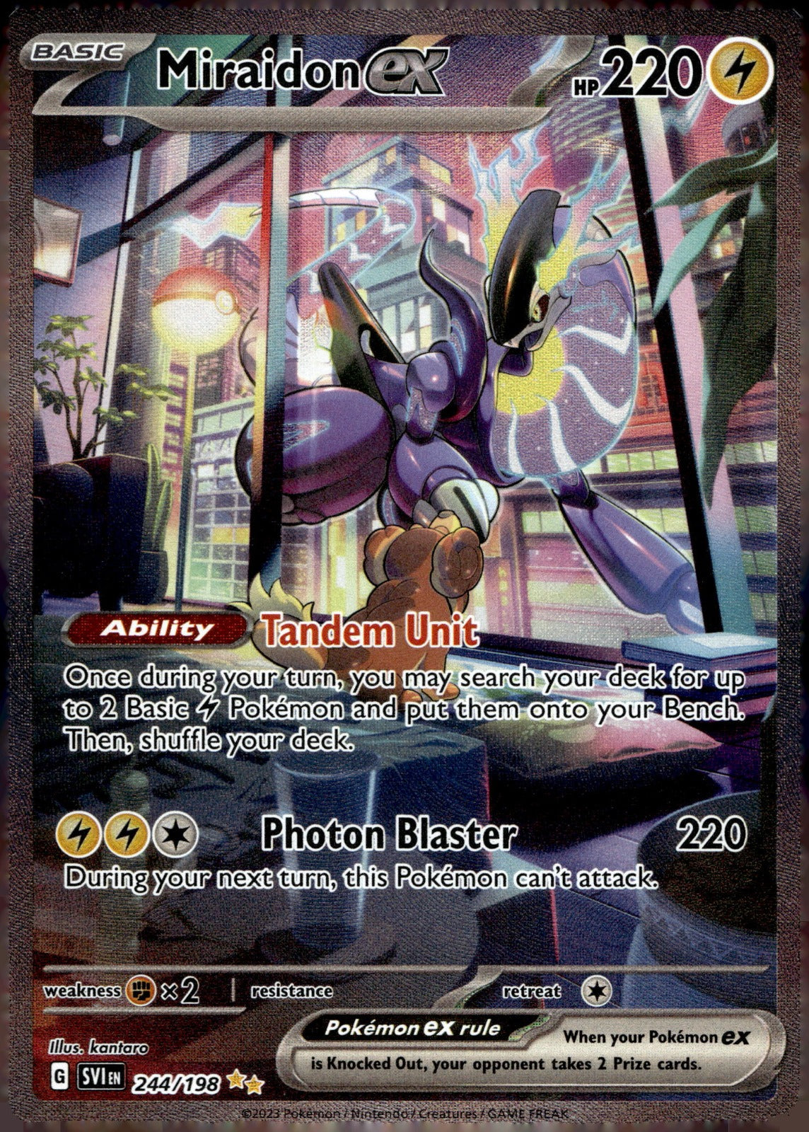 Miraidon ex SVI 244/198 NM