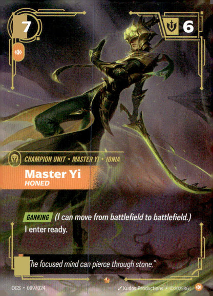 Master Yi, Honed OGS 009/024 Epic NM