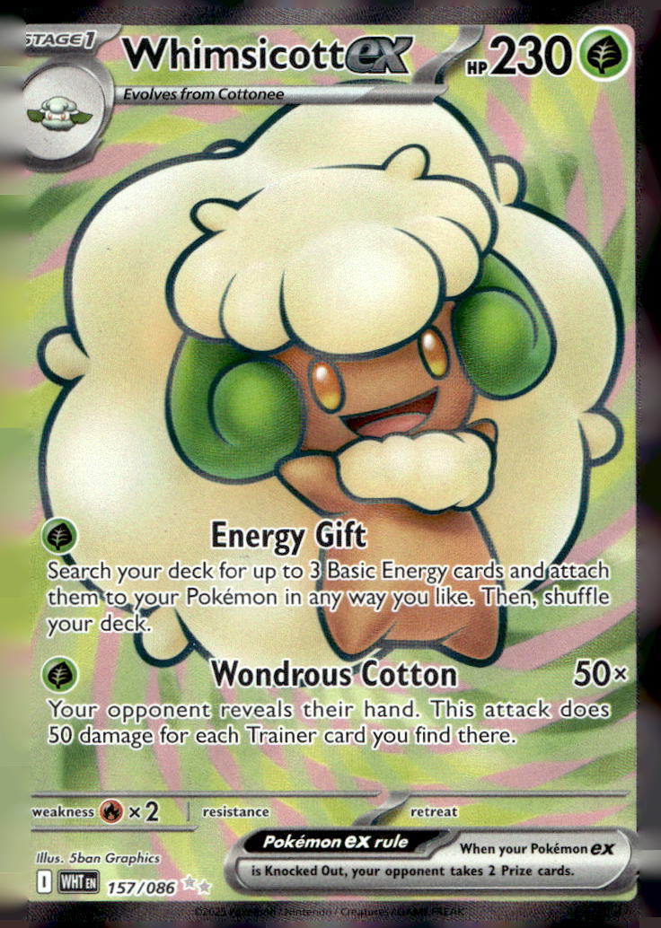 Whimsicott ex WHT 157/086 NM