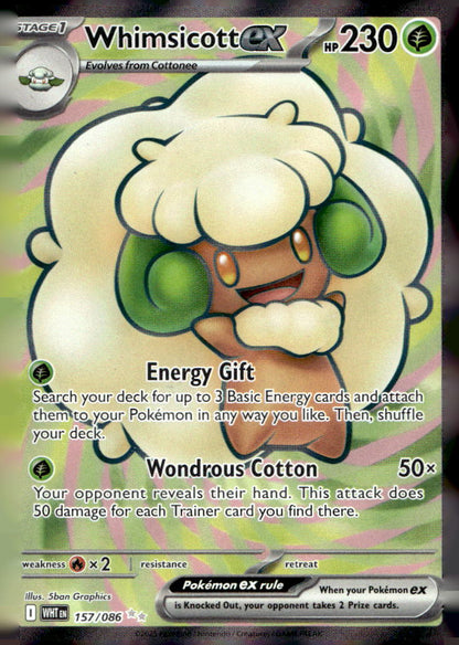 Whimsicott ex WHT 157/086 NM