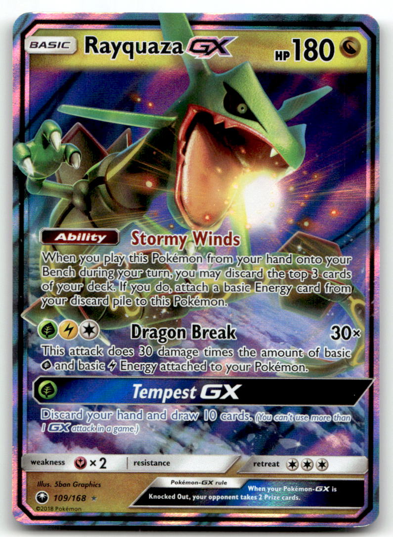 Rayquaza GX CES 109/168 MP