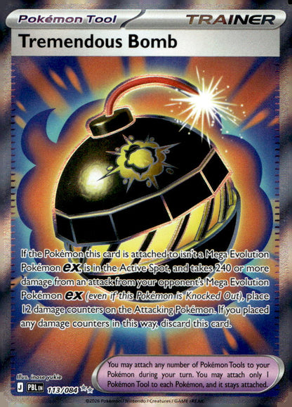 Tremendous Bomb PBL 113/084 NM