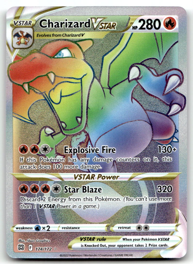 Charizard VSTAR (Secret) SWSH09 174/172 NM