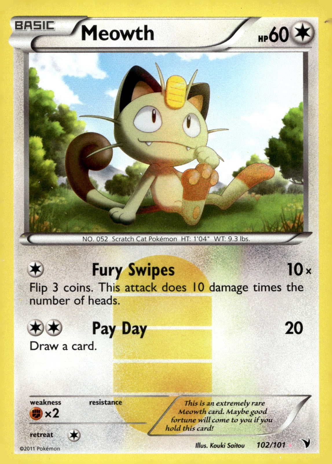 Meowth NVI 102/101 MP