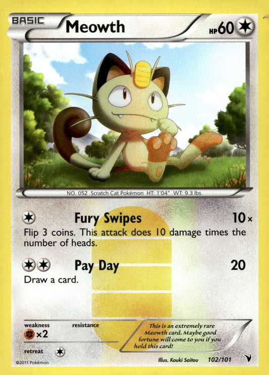 Meowth NVI 102/101 MP
