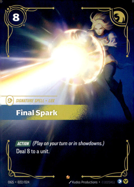Final Spark OGS 022/024 Epic NM