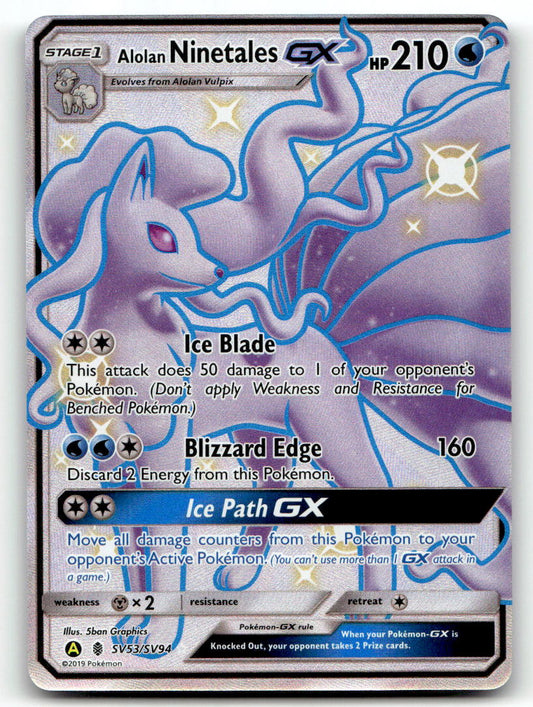 Alolan Ninetales GX HIF:SV SV53/SV94 NM