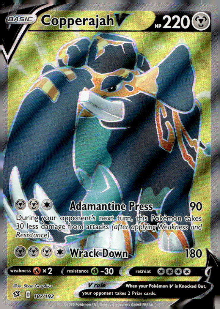 Copperajah V (Full Art) SWSH02 187/192 NM